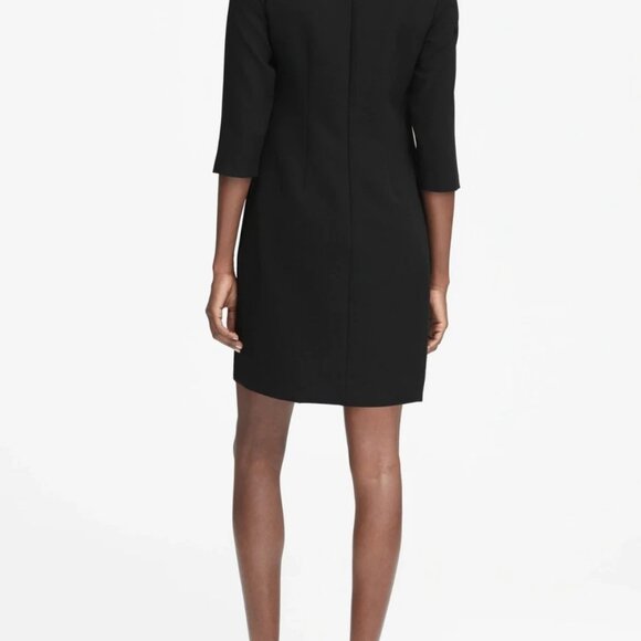 Nwt Banana Republic Button-Shoulder shift dress bright Blue SIZE 8 #396629 N05 - Picture 4 of 9